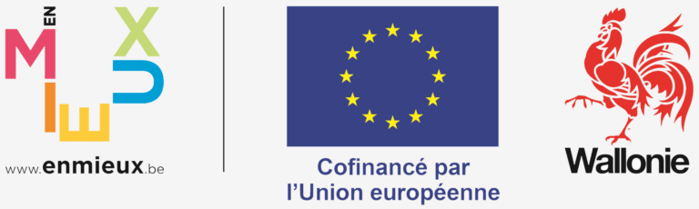 Logo UE et Wallonie - Charleroi Entreprendre